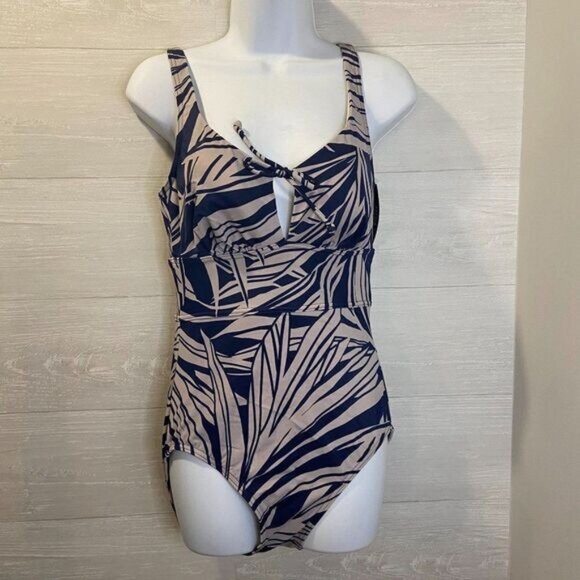 Dreamsuit Miracle Brands Women One Piece Swimsuit Tropical Keyhole Slimming - Picture 4 of 8